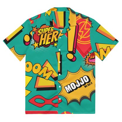 Button shirt - super hero