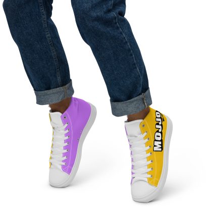 Men’s high top canvas shoes